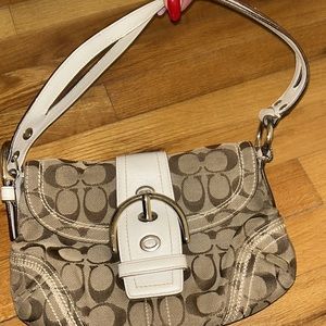 coach logo bag